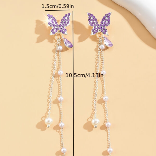 1 Pair of Fashionable Women's Earrings Birthday Party Gift Personality - Image 5