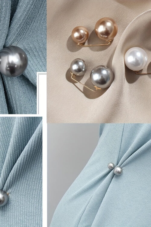 1/3pcs Brooches Dress Skirt Waist Tightening Brooch Pin Pants Anti-Exhaust Button Brooch Accessories