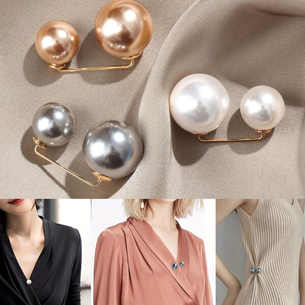 1/3pcs Brooches Dress Skirt Waist Tightening Brooch Pin Pants Anti-Exhaust Button Brooch Accessories - Image 2