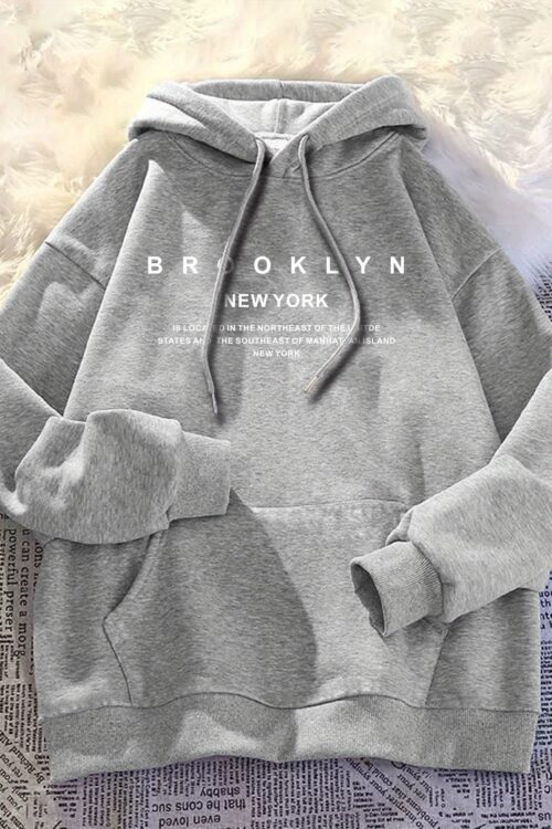 Hooded Sweatshirt Casual BROOKLYN