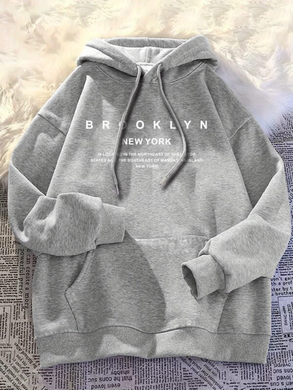 Hooded Sweatshirt Casual BROOKLYN