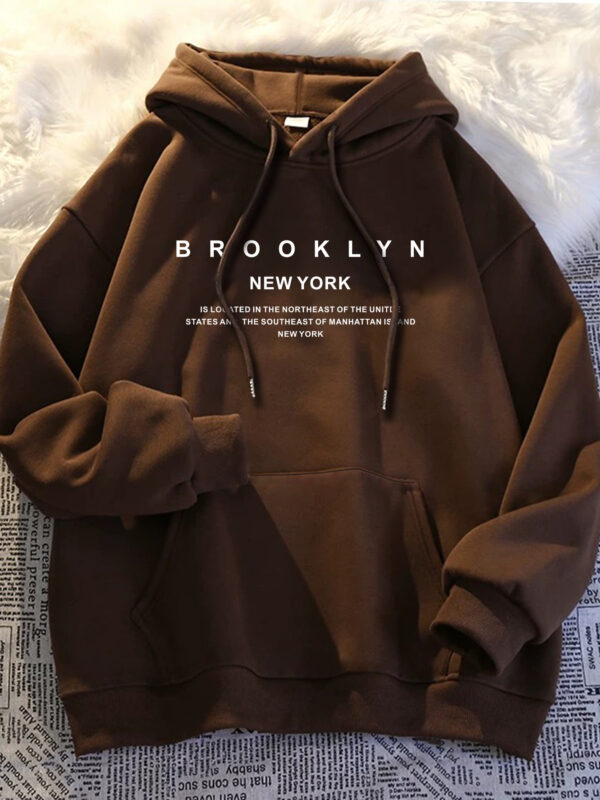 Hooded Sweatshirt Casual BROOKLYN - Image 3