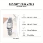 Fashion Classic Five-Bezel Bracelet Watch Square Fashion Watch A Must-have for women - Image 6