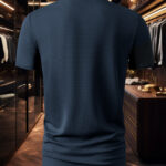 Men's Milan Print Short Sleeve Golf Shirt - Breathable, Stretch Fabric, Button- Collar, Lightweight Business Casual Style for Summer, Tennis & Golf Training - Image 10