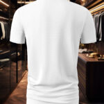 Men's Milan Print Short Sleeve Golf Shirt - Breathable, Stretch Fabric, Button- Collar, Lightweight Business Casual Style for Summer, Tennis & Golf Training - Image 7