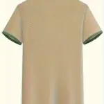 Men'S Premium Business Casual Polo Shirt - Knit Polyester Fabric, Regular Fit, Short Sleeve, Lapel Collar, Slight Stretch, Geometric Pattern with Button Detail, Summer Style - Image 10