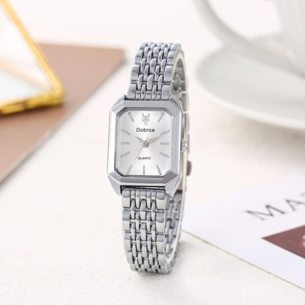 Fashion Classic Five-Bezel Bracelet Watch Square Fashion Watch A Must-have for women